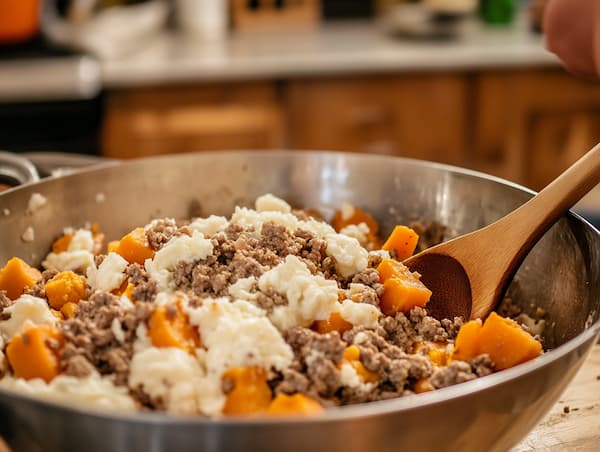 High-Calorie Beef & Rice Bowl