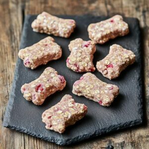 Strawberries and Banana Dog Cookies