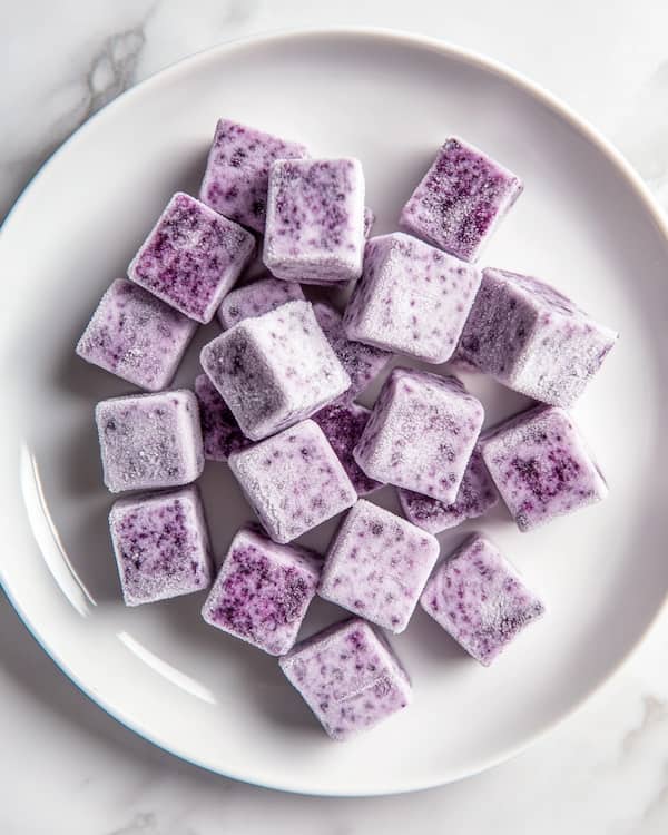 2-Ingredient Frozen Blueberry Yogurt Dog Treats