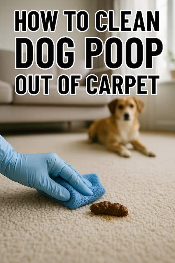 How to Clean Dog Poop Out of the Carpet