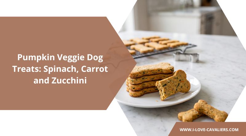 Pumpkin Veggie Dog Treats Spinach, Carrot and Zucchini